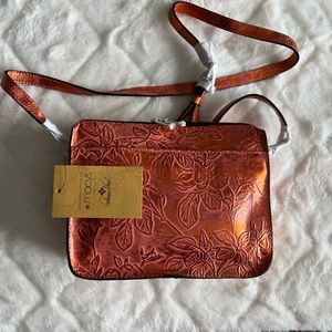 Patricia Nash Nazair Leather Crossbody Bag